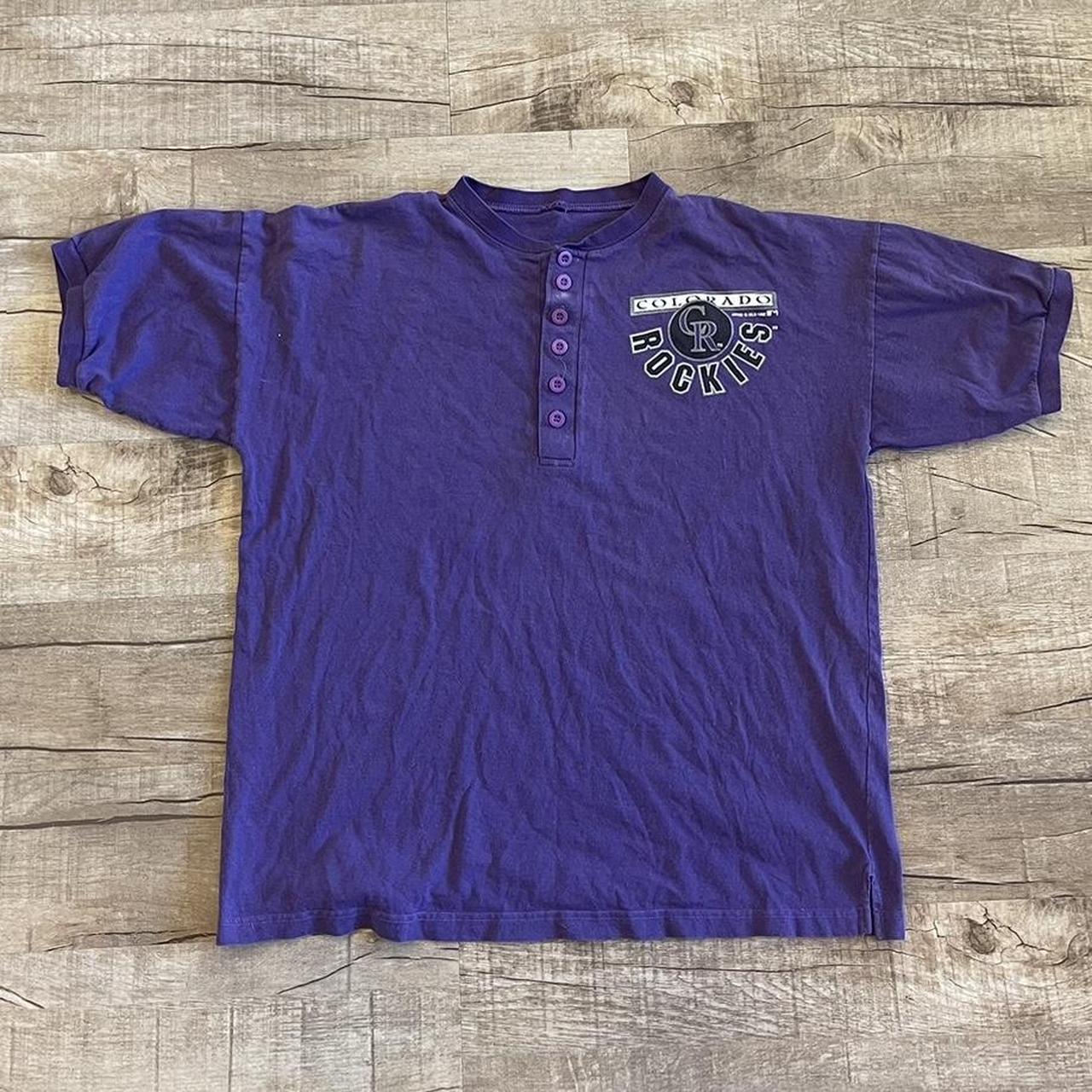 Vintage 1993 Colorado Rockies t-shirt Made In - Depop