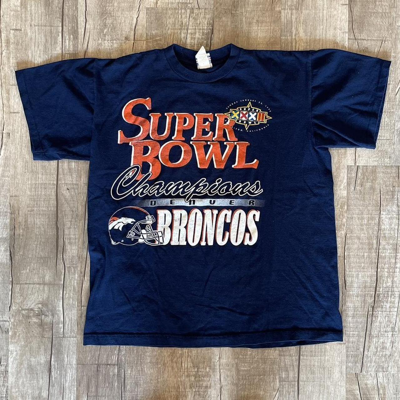 1998 Denver Broncos Tee Free Shipping - The Vintage Twin