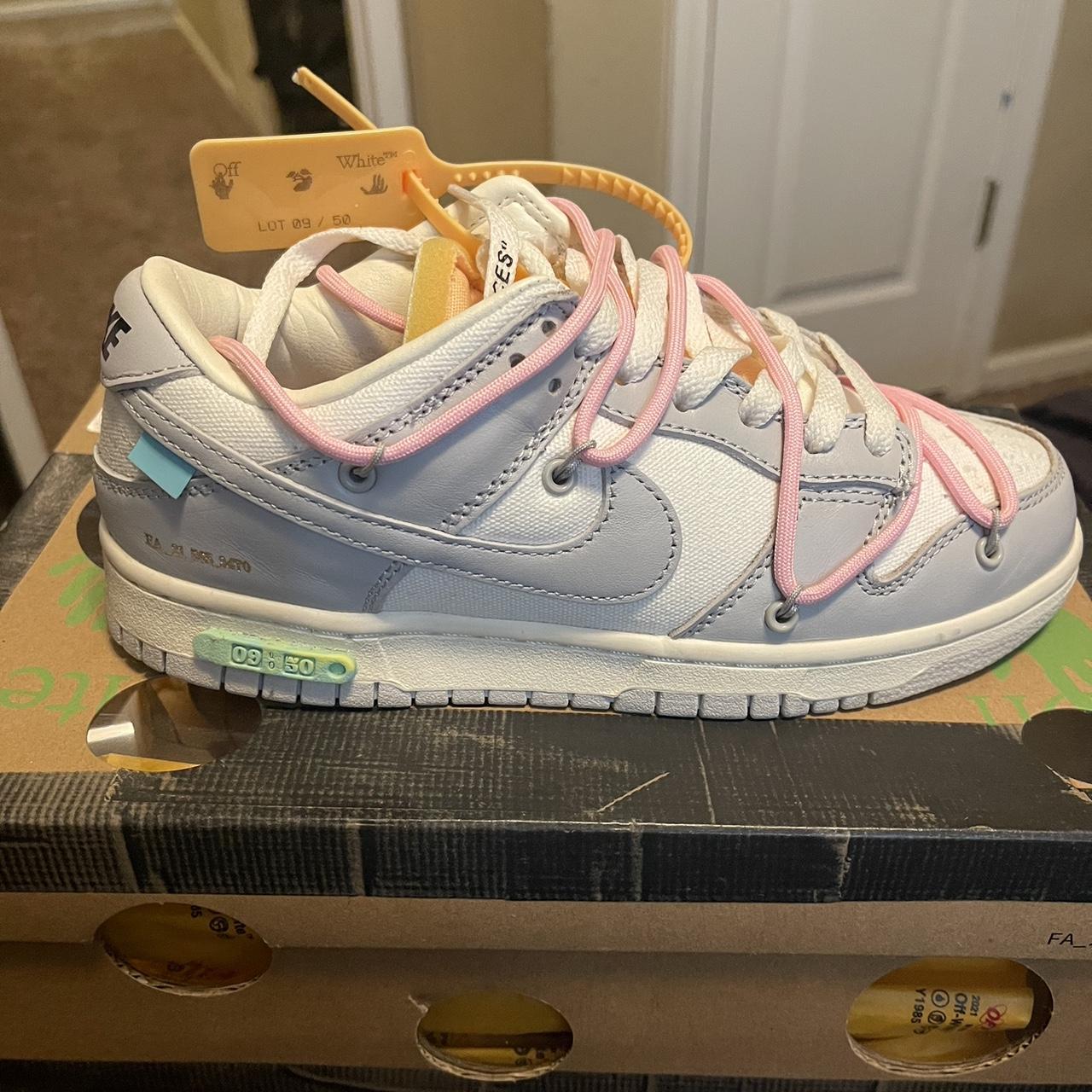 low dunk off white
