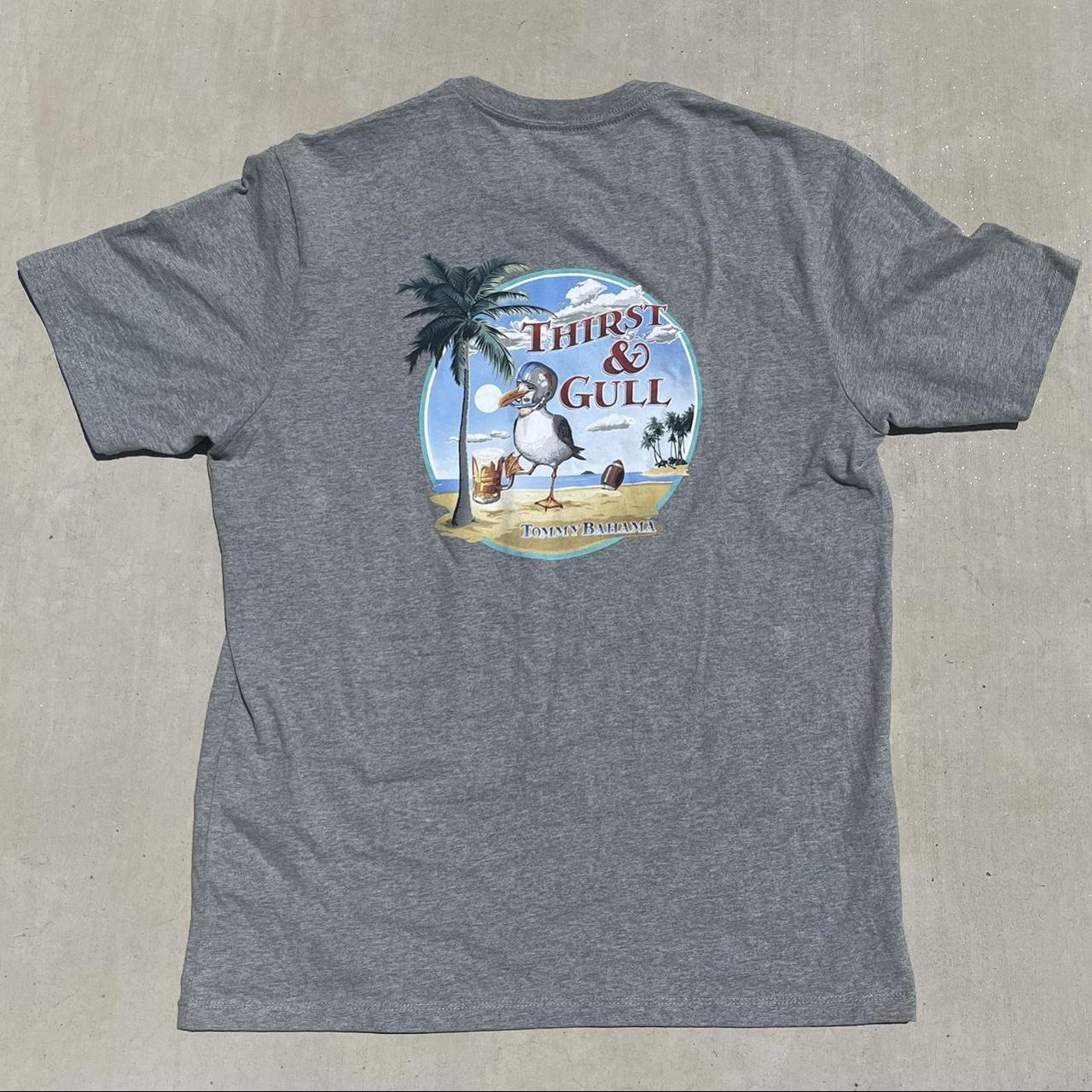 Green Bay Packers Tommy Bahama Thirst & Gull T-Shirt - Gray