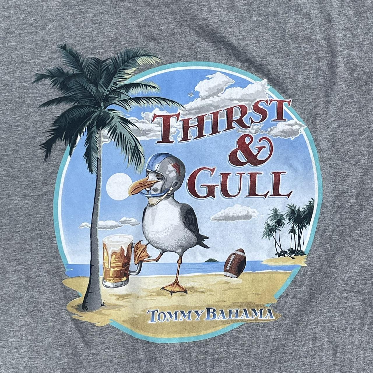 Tampa Bay Buccaneers Tommy Bahama Thirst & Gull T-Shirt - Gray