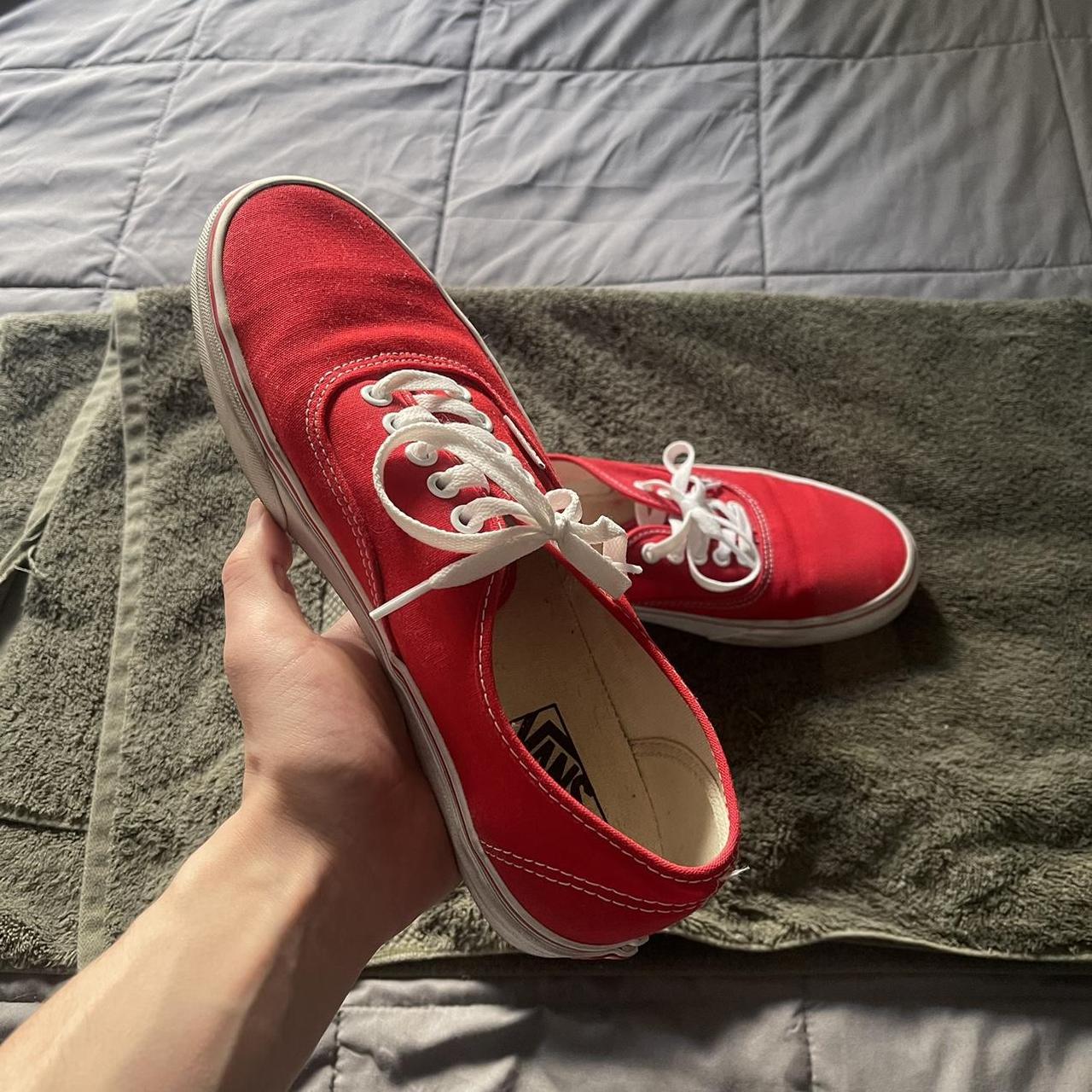 All red vans size 9 hotsell