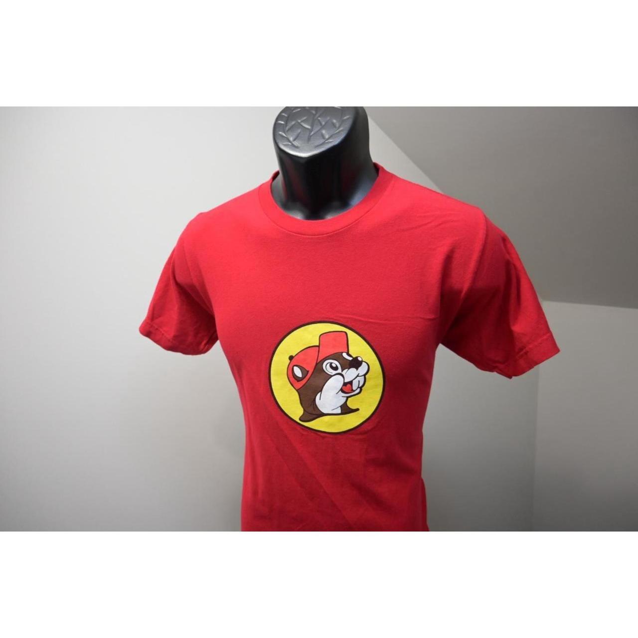 Bucee S Tee Shirt Red Short Sleeve Graphic Mens Size Depop