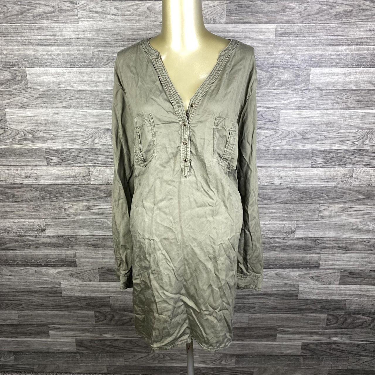 maurices olive green dress