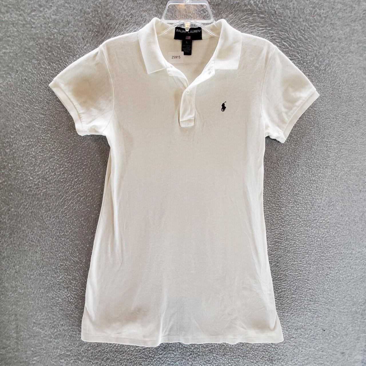 Polo Ralph Lauren Women's White T-shirt | Depop
