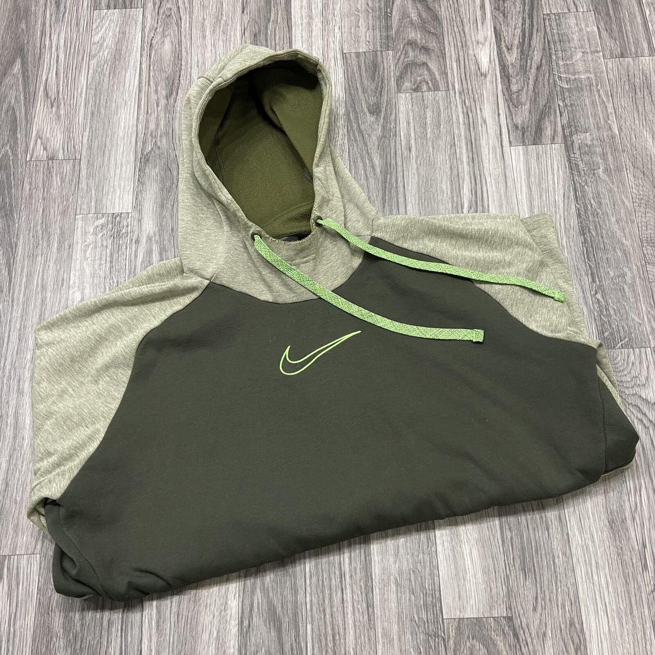 Nike Men's Hoodie - Green - XL