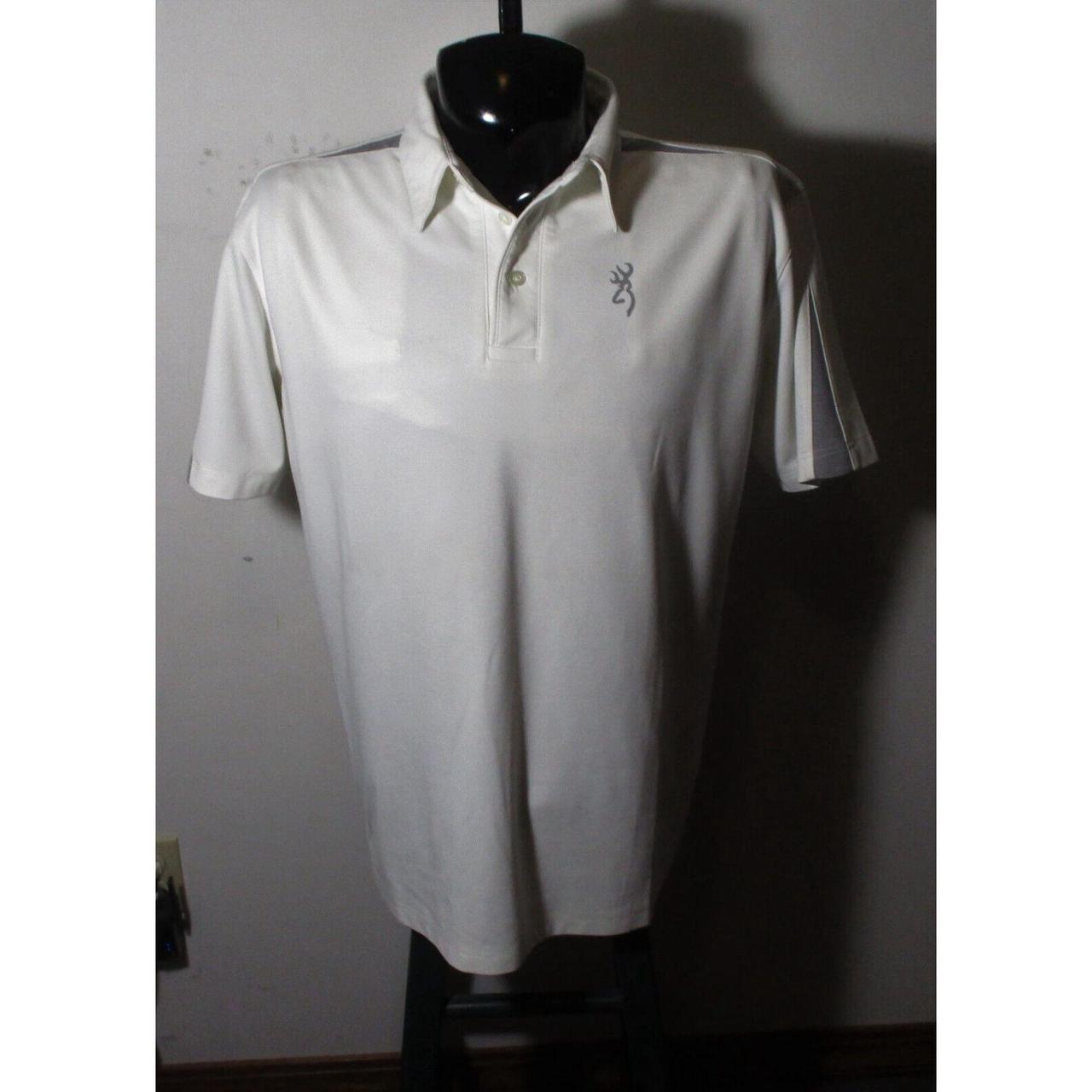 Browning Men's White Polo-shirts | Depop