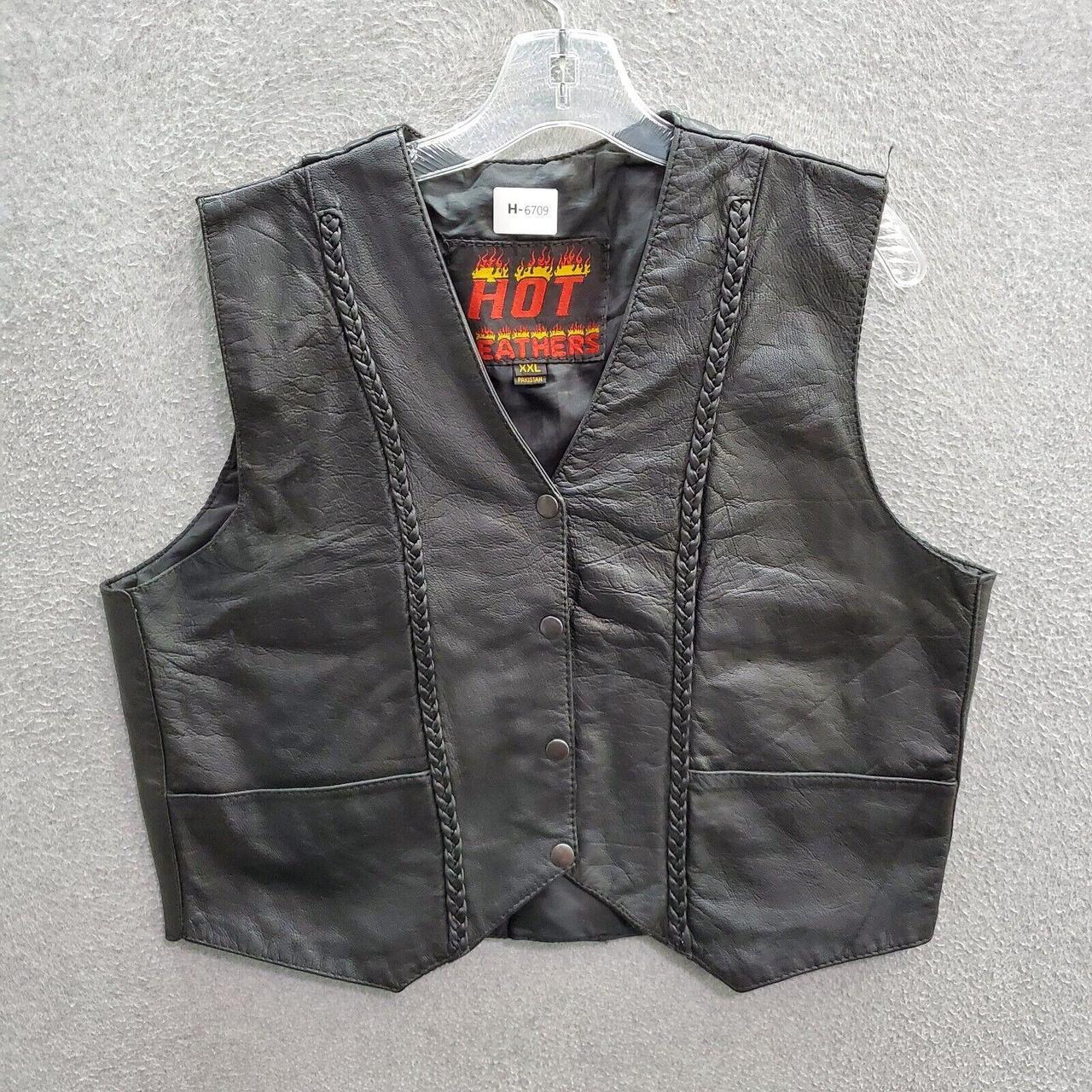 hot leathers vest