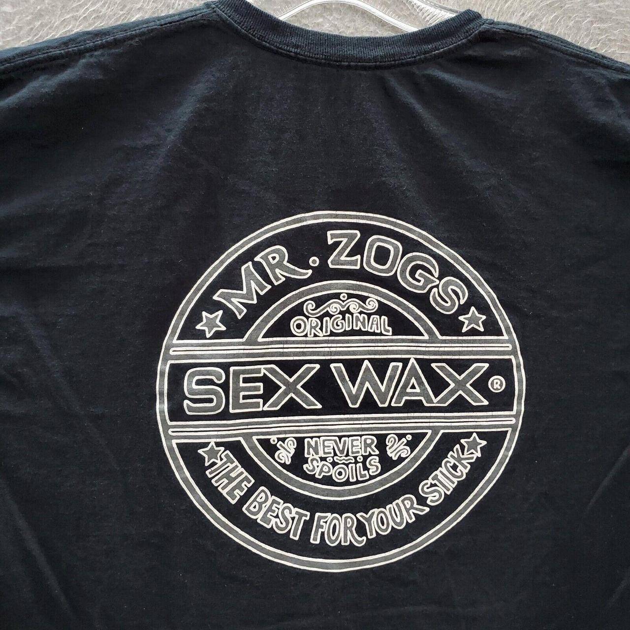 Mr. Zogs Sex Wax Men T-Shirt Large Black Best For... - Depop