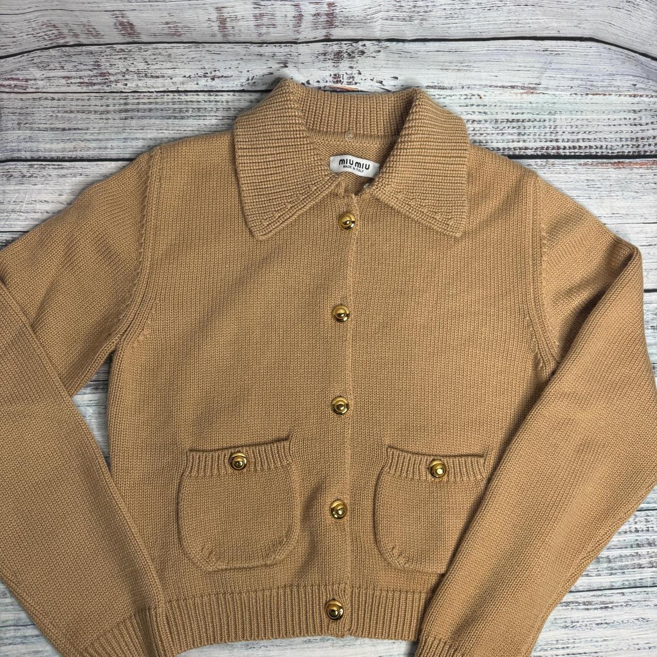 Miu Miu Women's Sweater - Brown - S – Miu Miu 100… - image 2