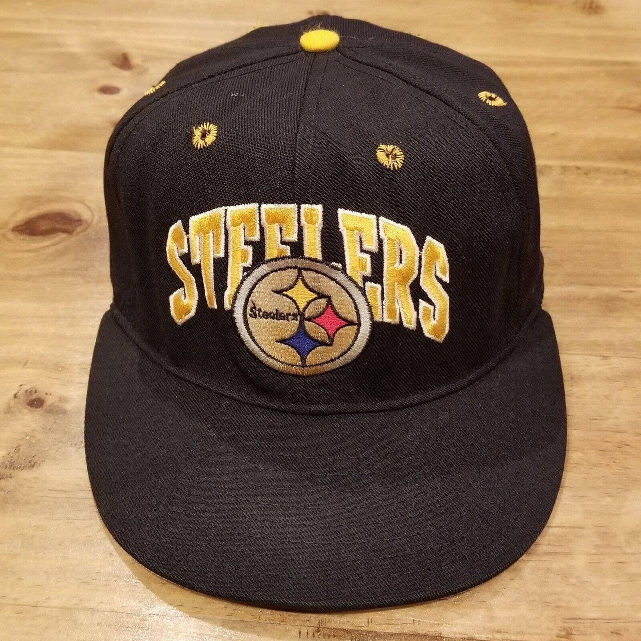 Pittsburgh Steelers Hat Vintage Fitted Youth Size 7 - Depop