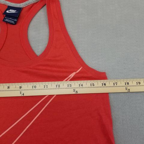 red nike dri-fit tank - size small - built in - Depop