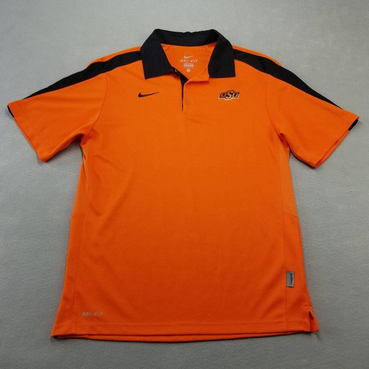 Oklahoma State Cowboys Nike Polo Shirt Mens Small - Depop