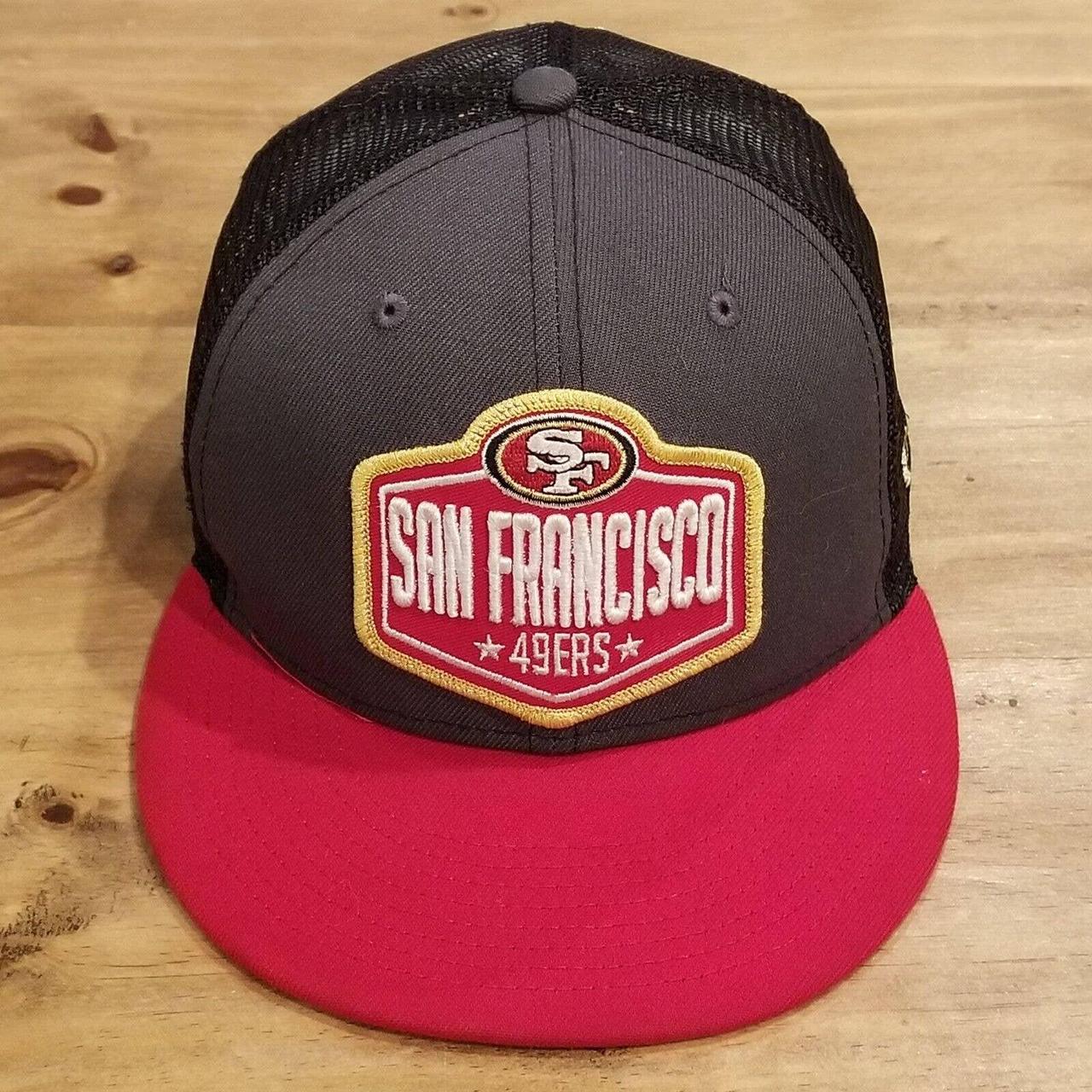 New Era 9FIFTY San Francisco 49ers Logo Patch Snapback Hat - Red