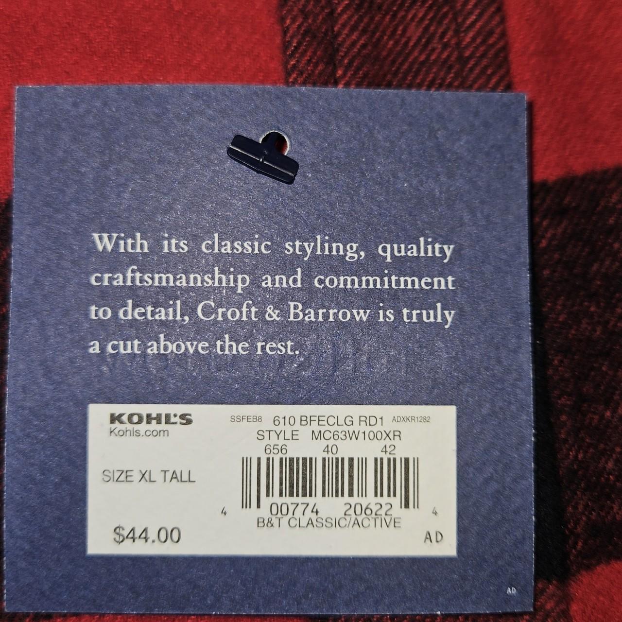 Croft & Barrow Men's Top - Red - XL – Croft & Bar… - image 5