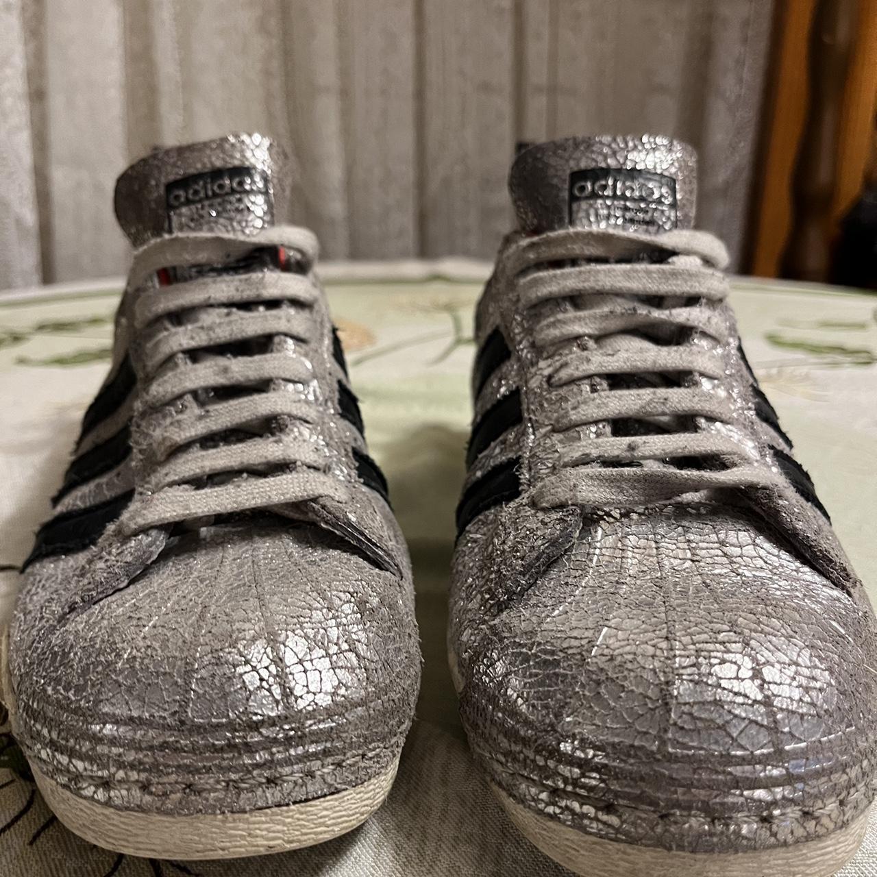 Adidas All Stars - TopShop Special Edition Crackled... - Depop