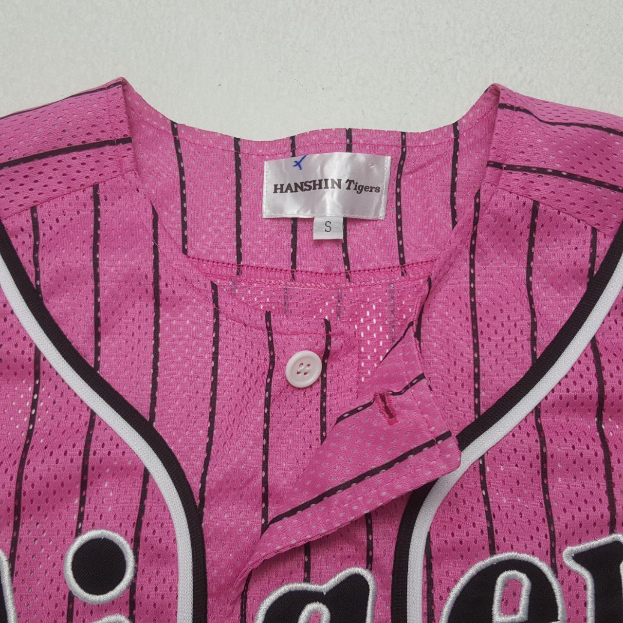 Hanshin Tigers Pinstripe Jersey sz XL - Depop