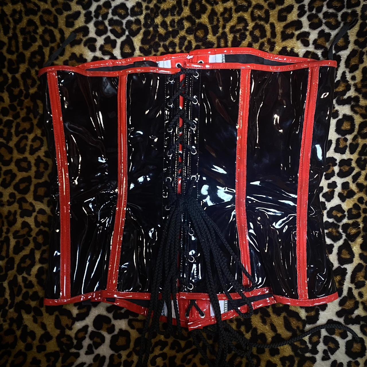 Tripp NYC Women's Black and Red Shapewear Depop