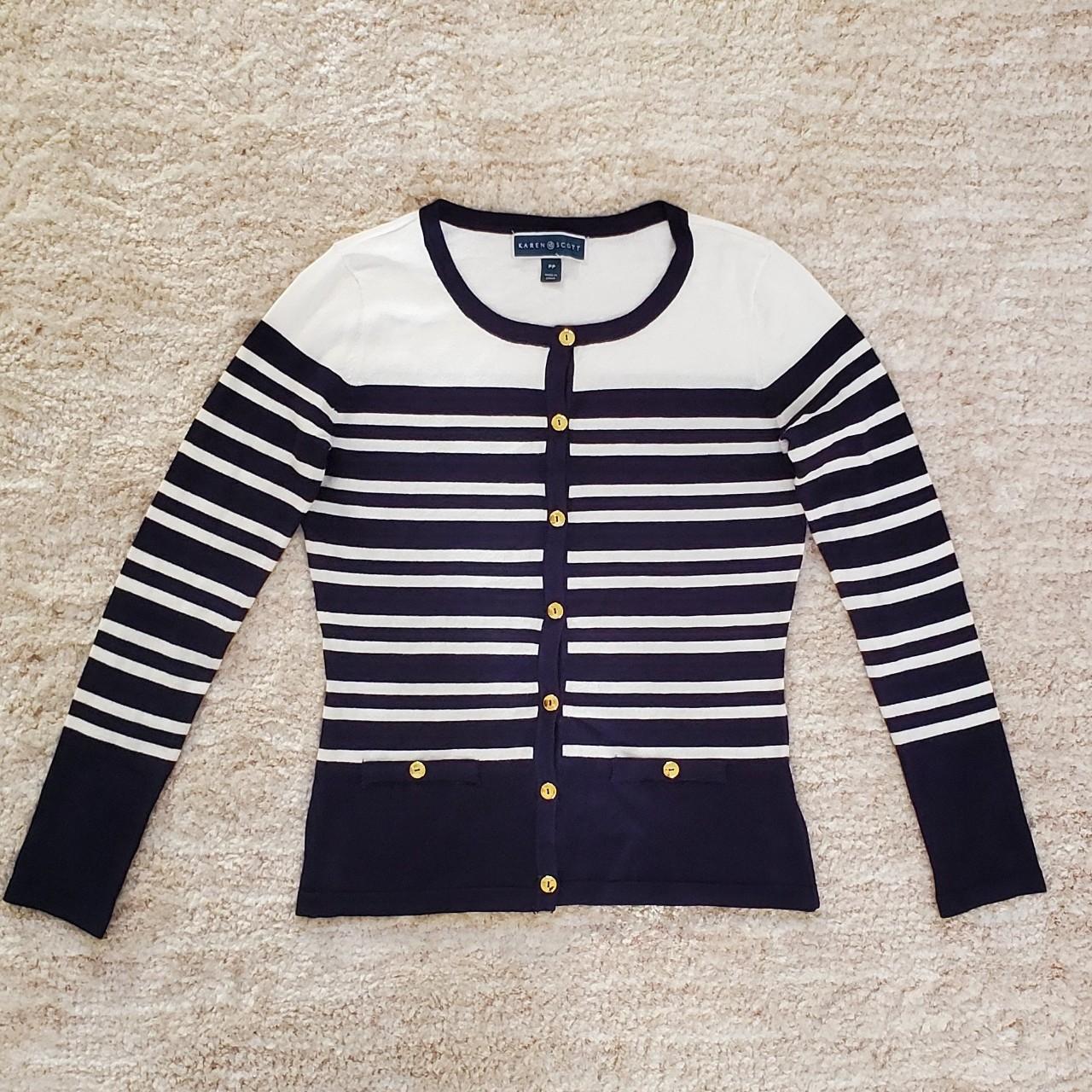 Light navy outlet cardigan