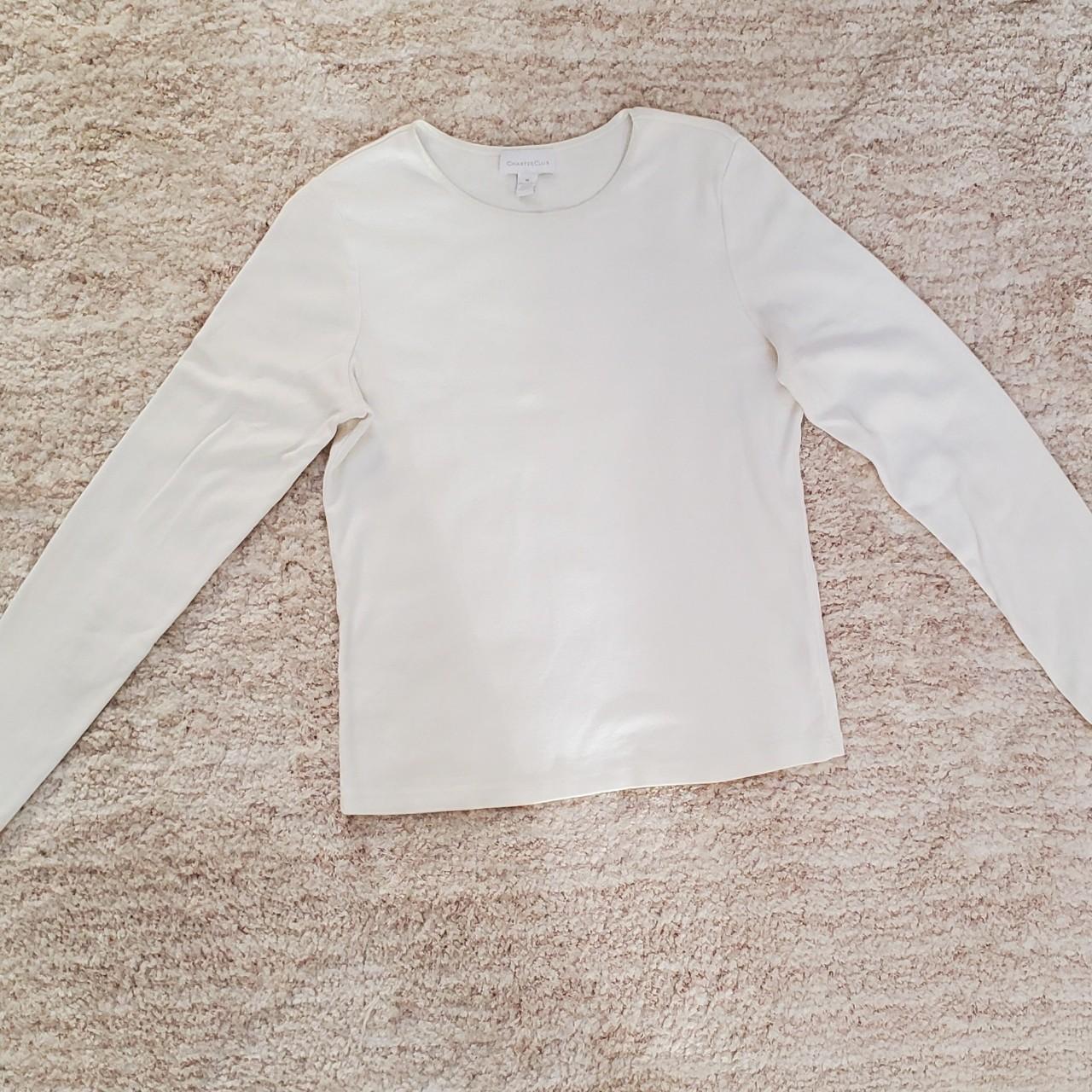 Charter club long cheap sleeve tee