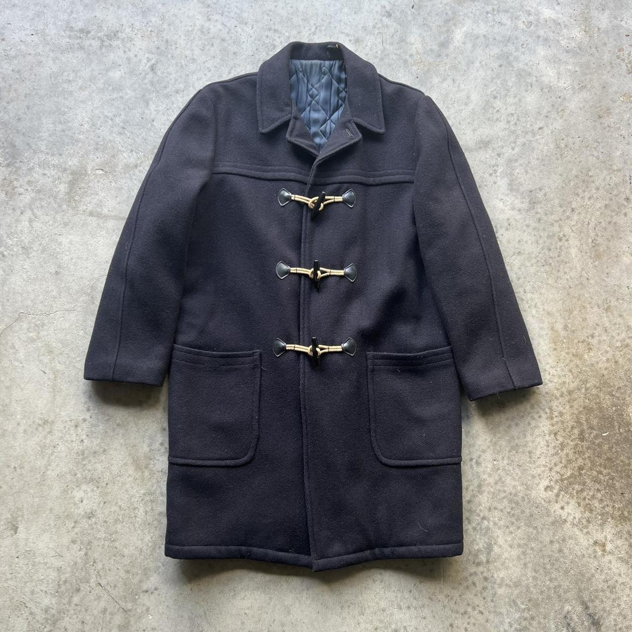 ジャケット・アウター CAROL SHOPPE GRANPA WOOL COAT NAVY GRANDPA COAT - NAVY/GINGER CHECK - Assembly Showroom