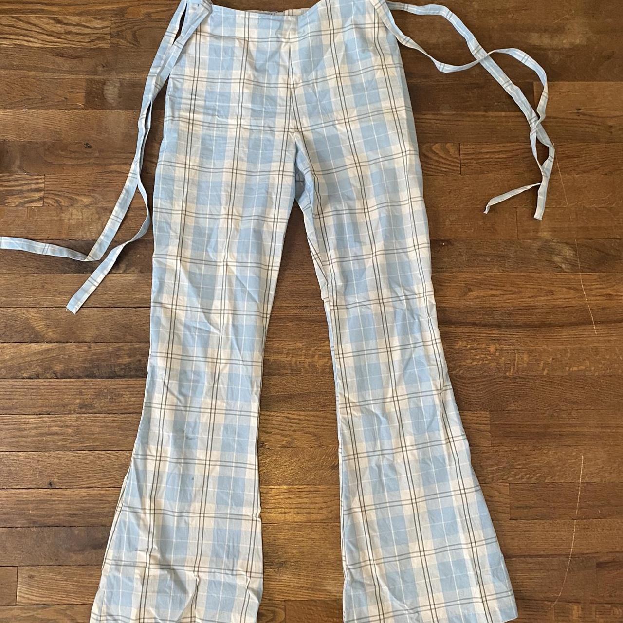 Milk It Women's White and Blue Trousers