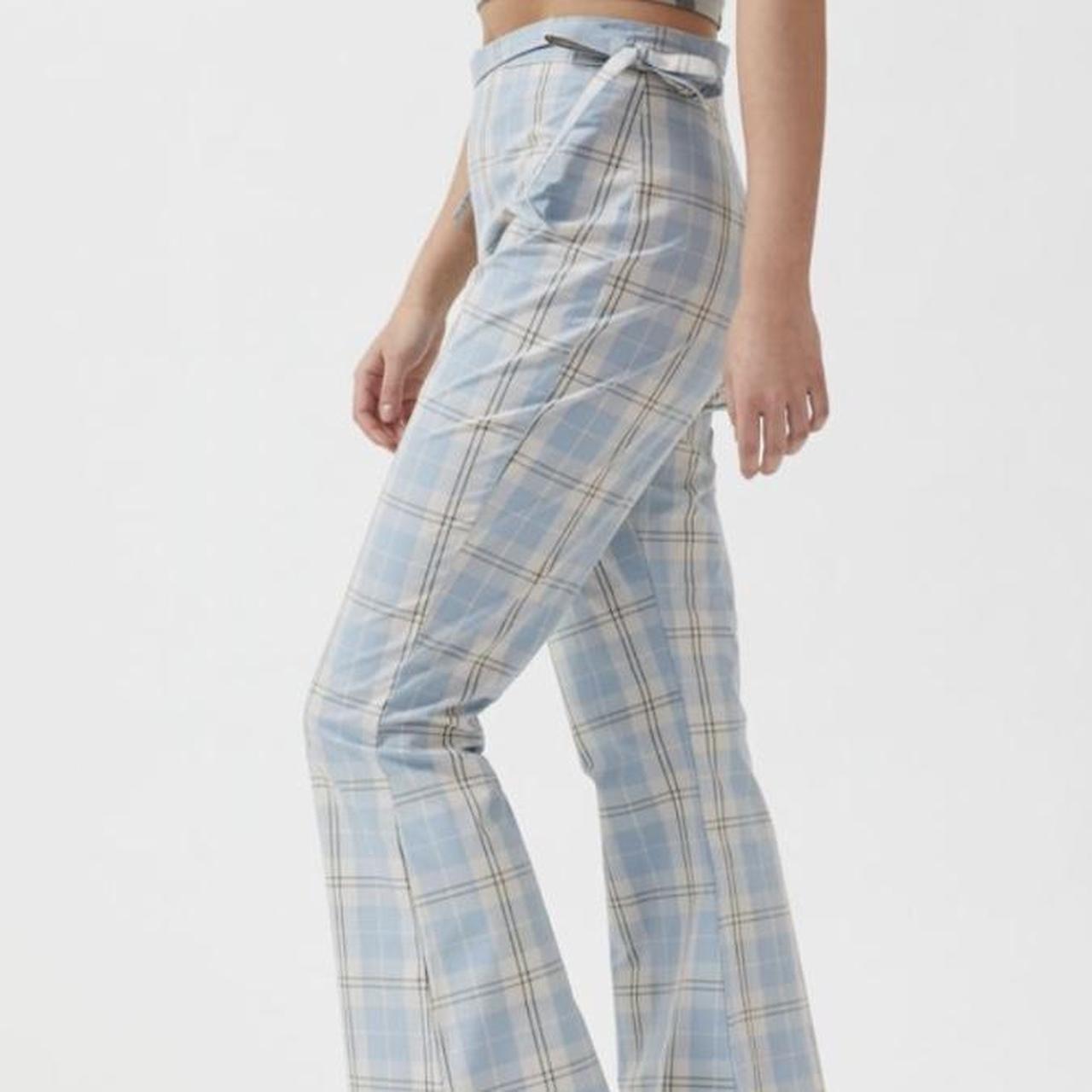 Milk It Women's White and Blue Trousers (4)