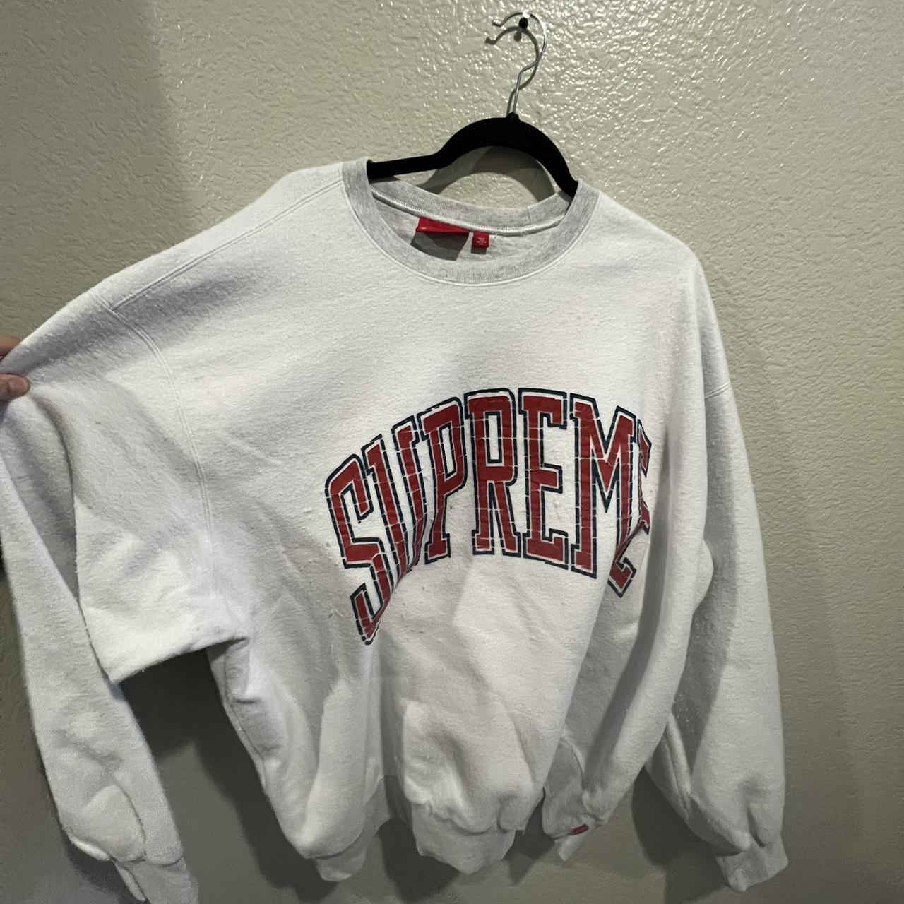 Supreme inside out crewneck Size XXL Brand new... - Depop