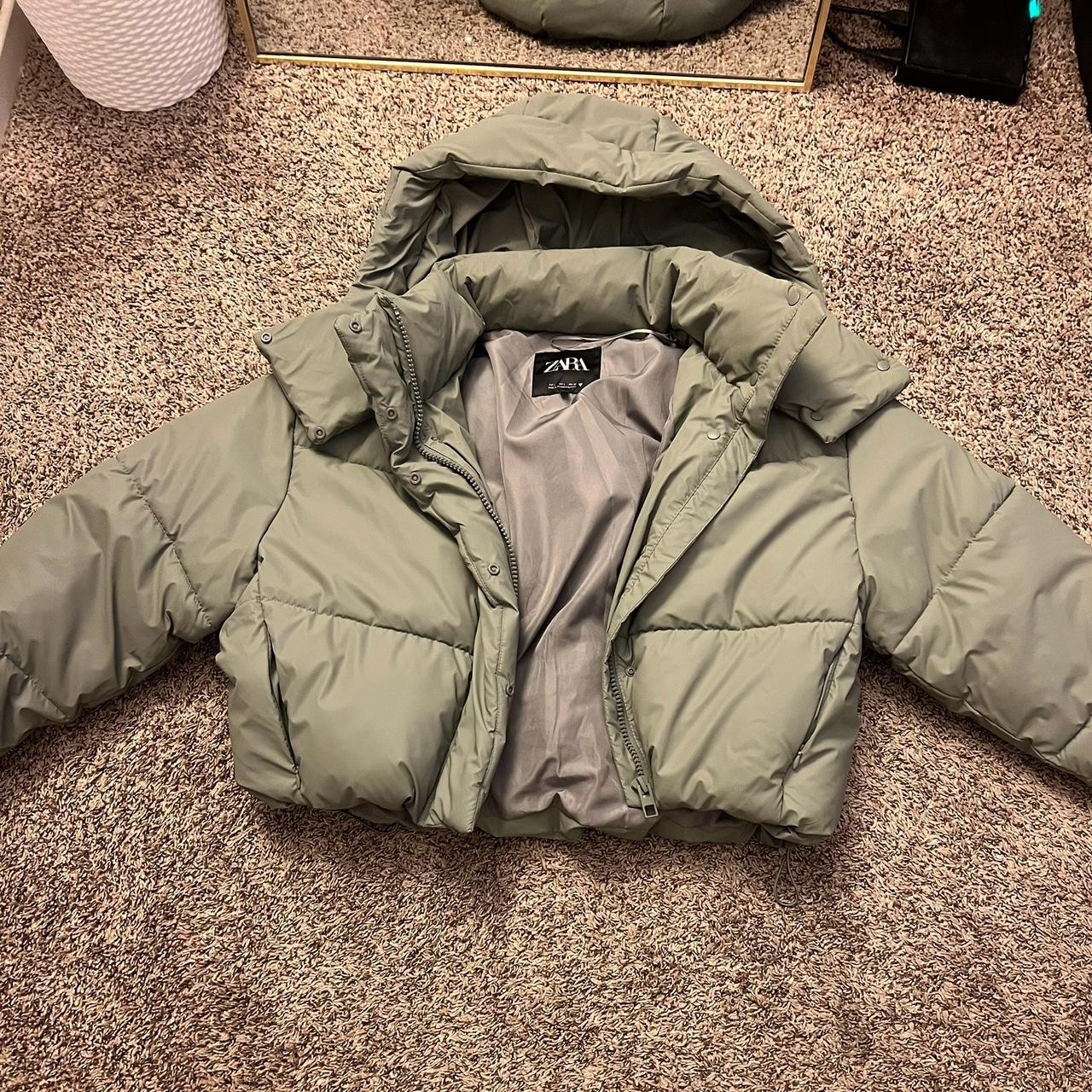 Zara Thermal Insulation Puff Jacket zara puffer... Depop