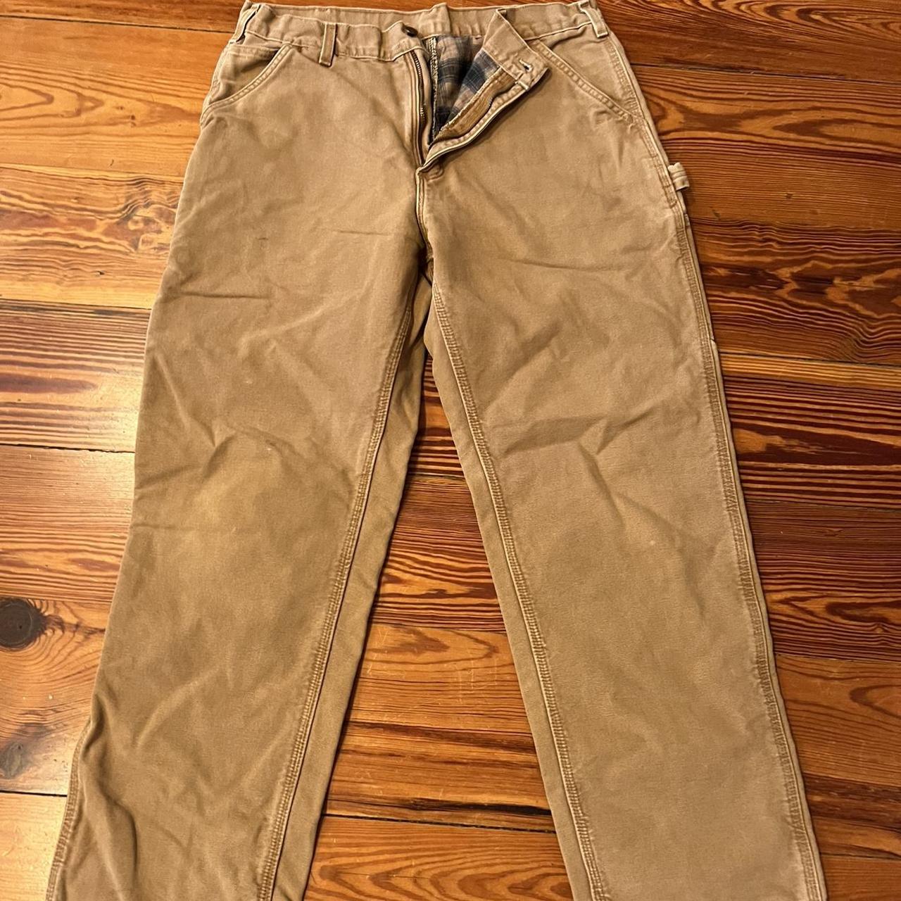 Vintage carhartt carpenter pants *LINED* 36x32 Depop