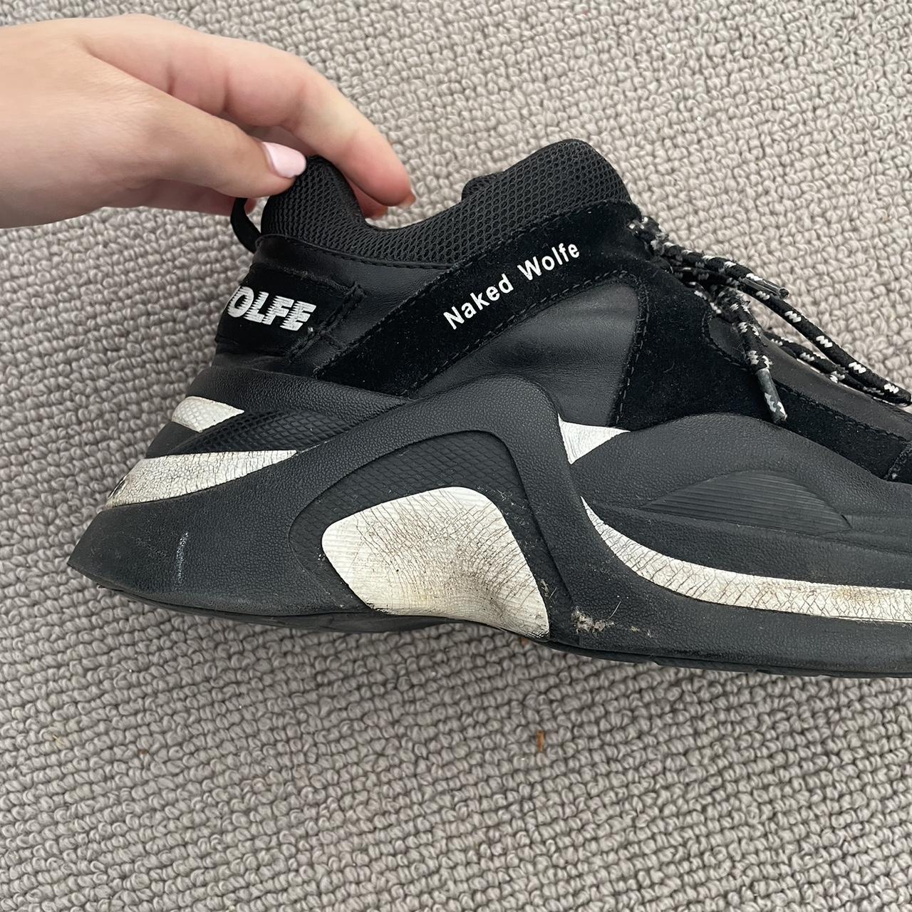 Naked Wolfe double track black size 5 sneakers. Can | Depop