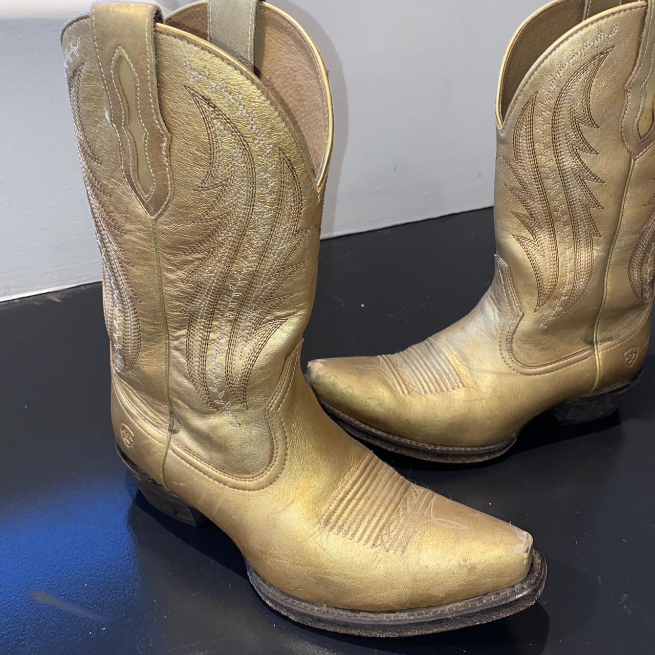 ariat gold boots