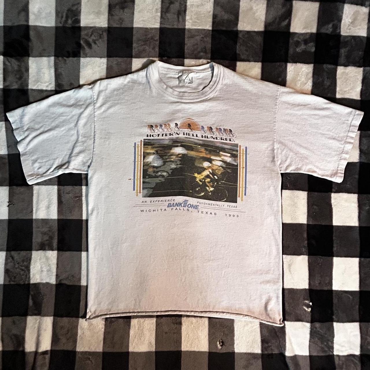 Vintage 1993 “Hotter’n Hell Hundred” shirt.... - Depop