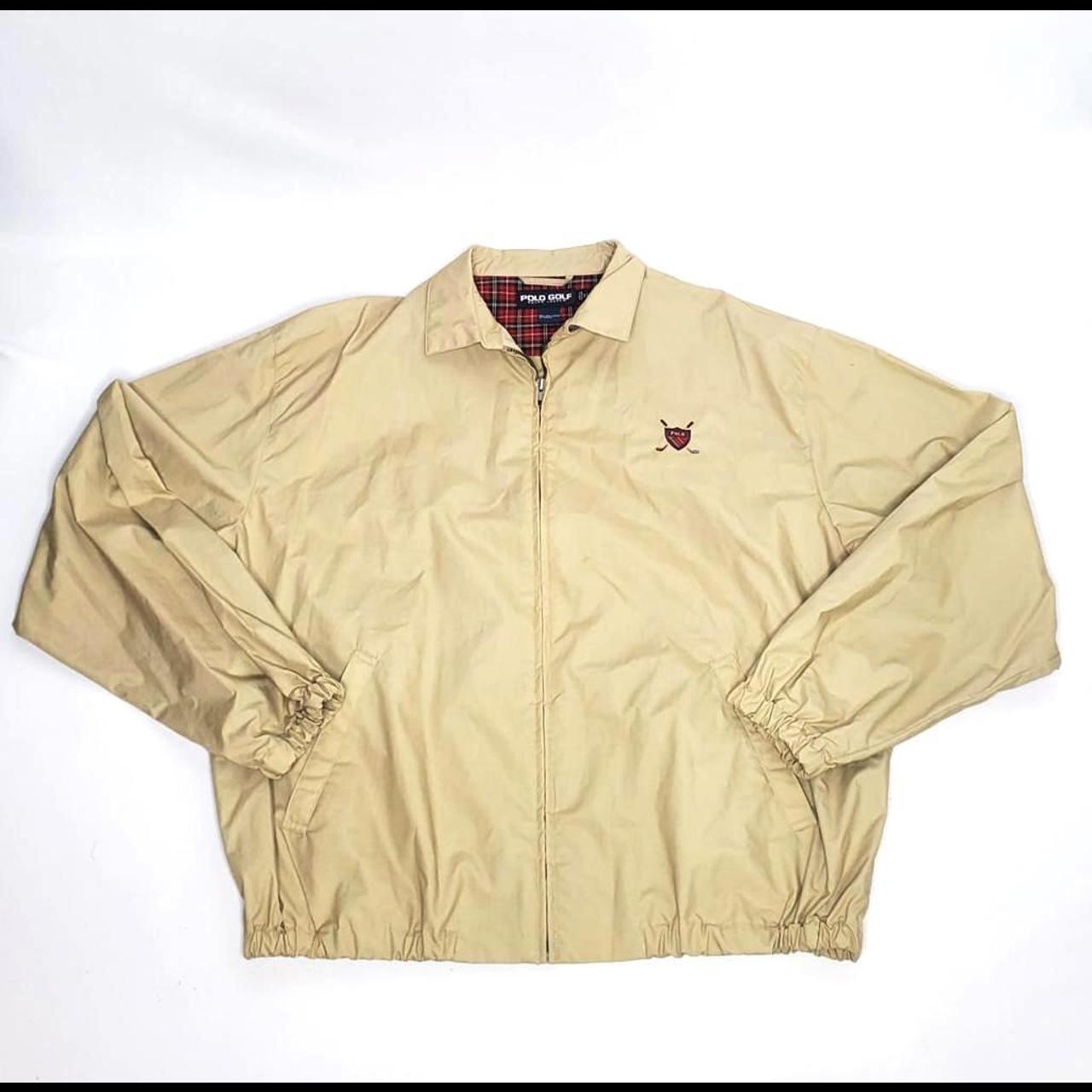 polo windbreaker tan