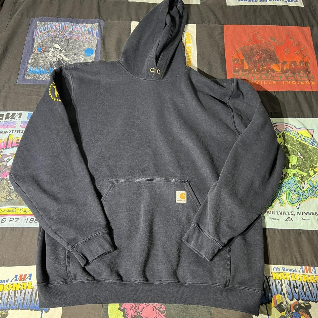 Barstool carhartt hoodie XL has barley any wear... Depop