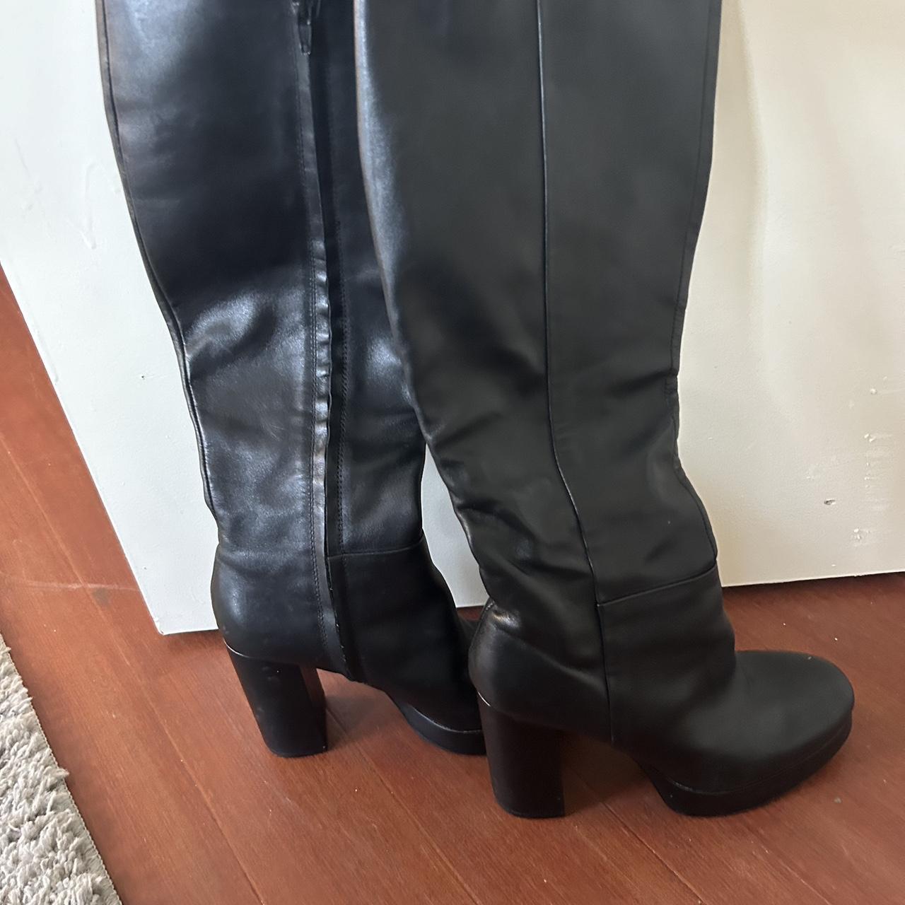 Zara platform boots Size 7 - Depop