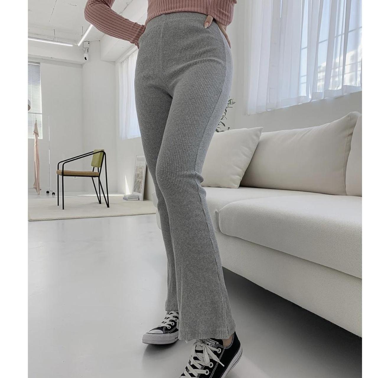 Bootcut Sweatpants/ Track pants Brand new Grey High - Depop