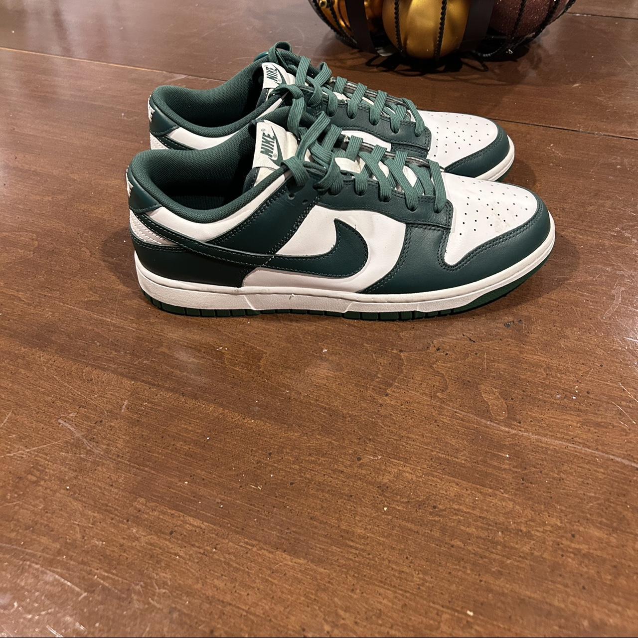 Michigan Nike dunks size 10 stock X tag no box worn... Depop