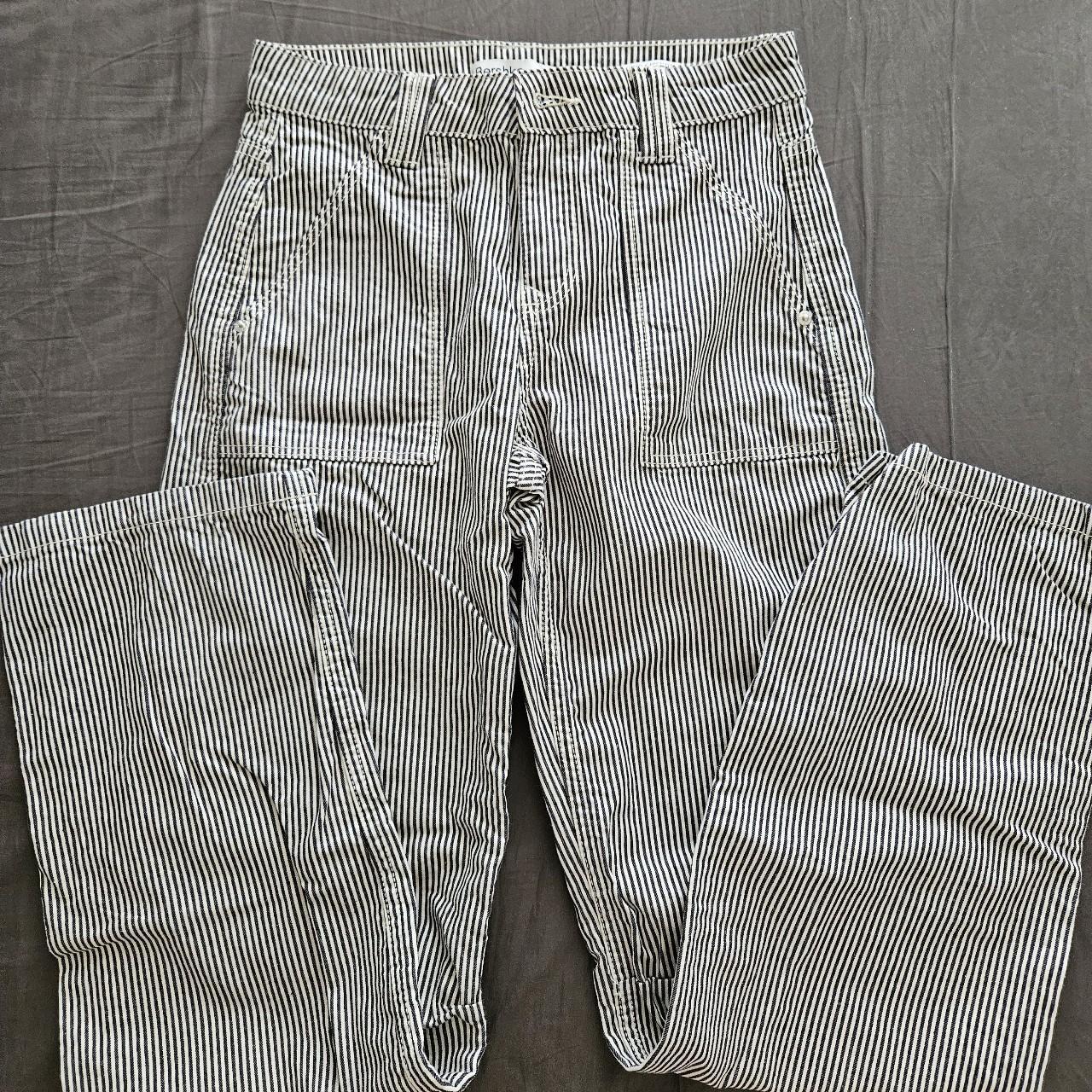 Brand New Bershka pants high waited Size 2 pants Depop