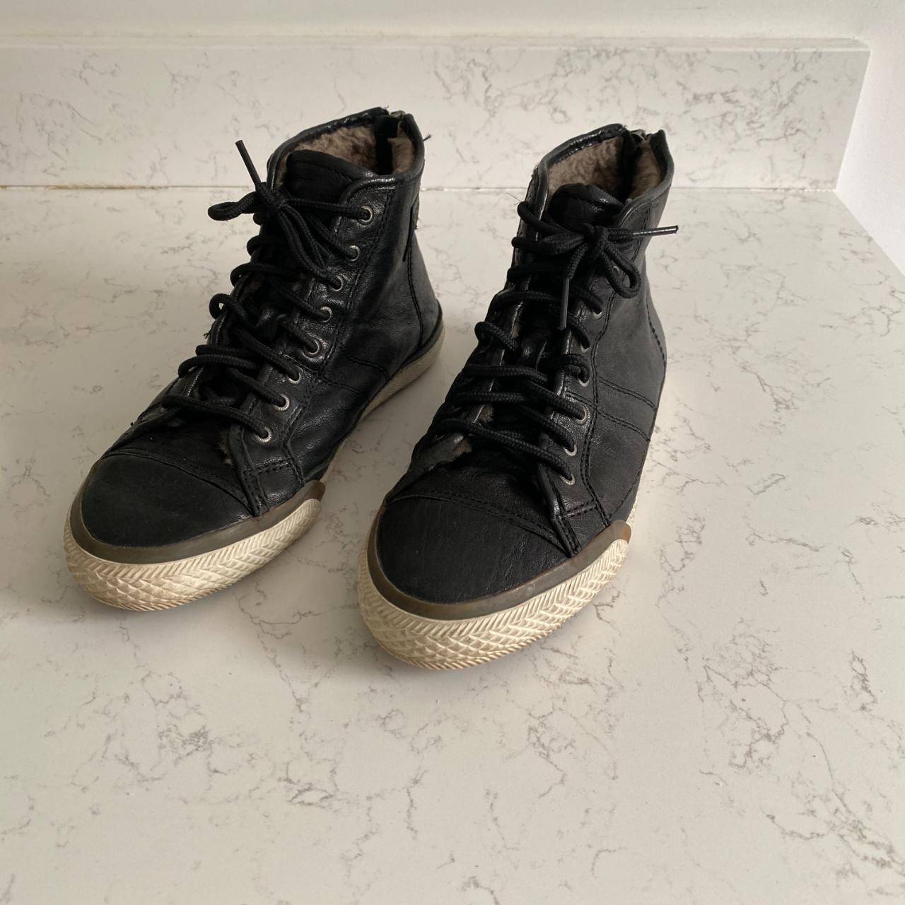 Frye shearling sneakers online