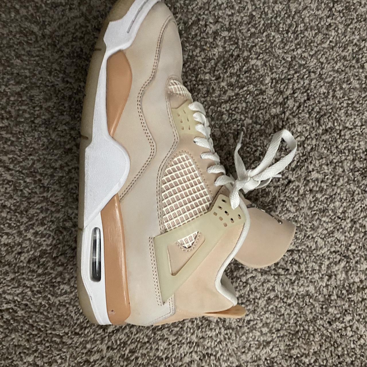 Jordan 4 shimmer color way all damage is shown in. Depop