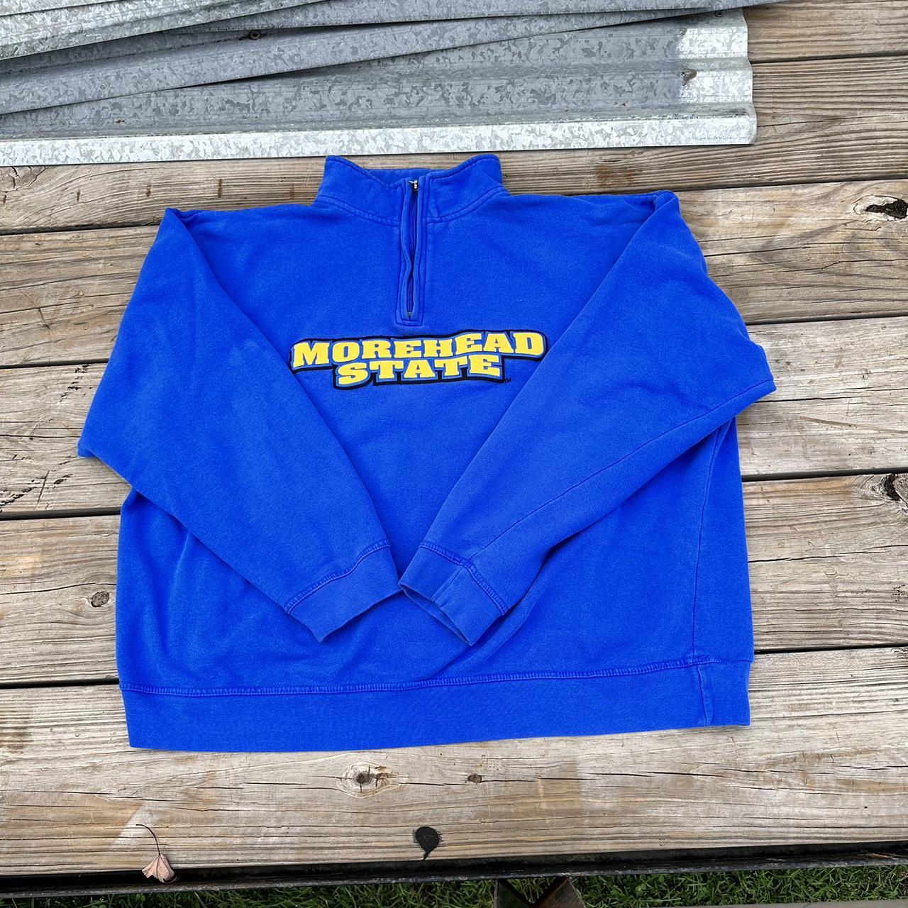 Vintage Morehead State Quarter Zip Jacket Depop... Depop