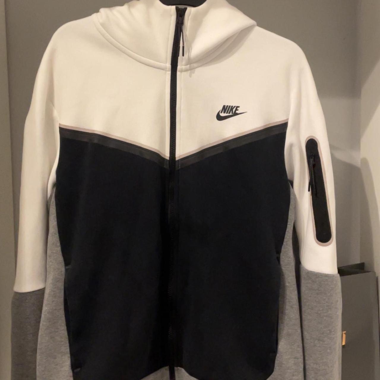 Medium Nike Tech Fleece jacket - Depop
