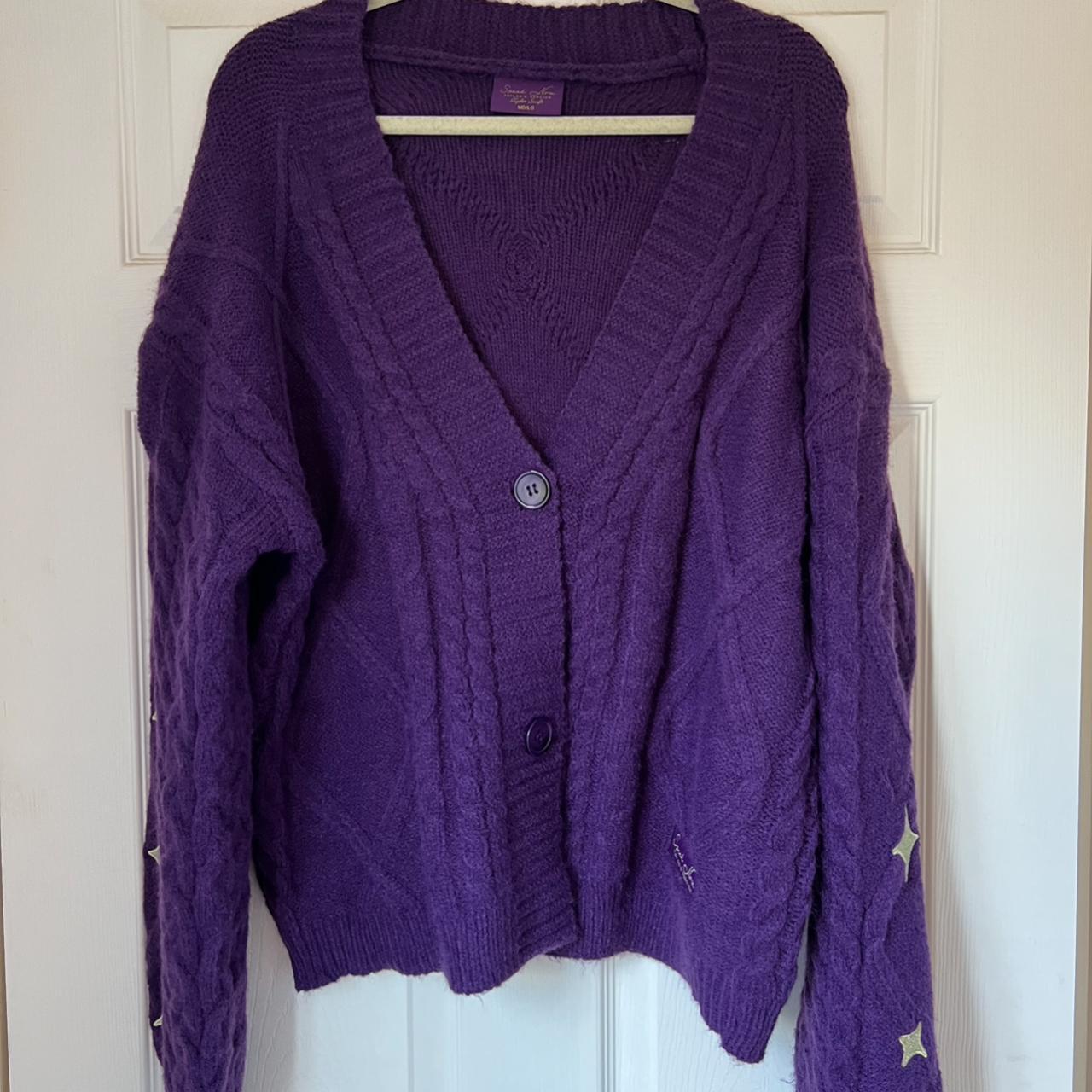 Taylor Swift - Speak Now TV Purple Cardigan SIZE... - Depop