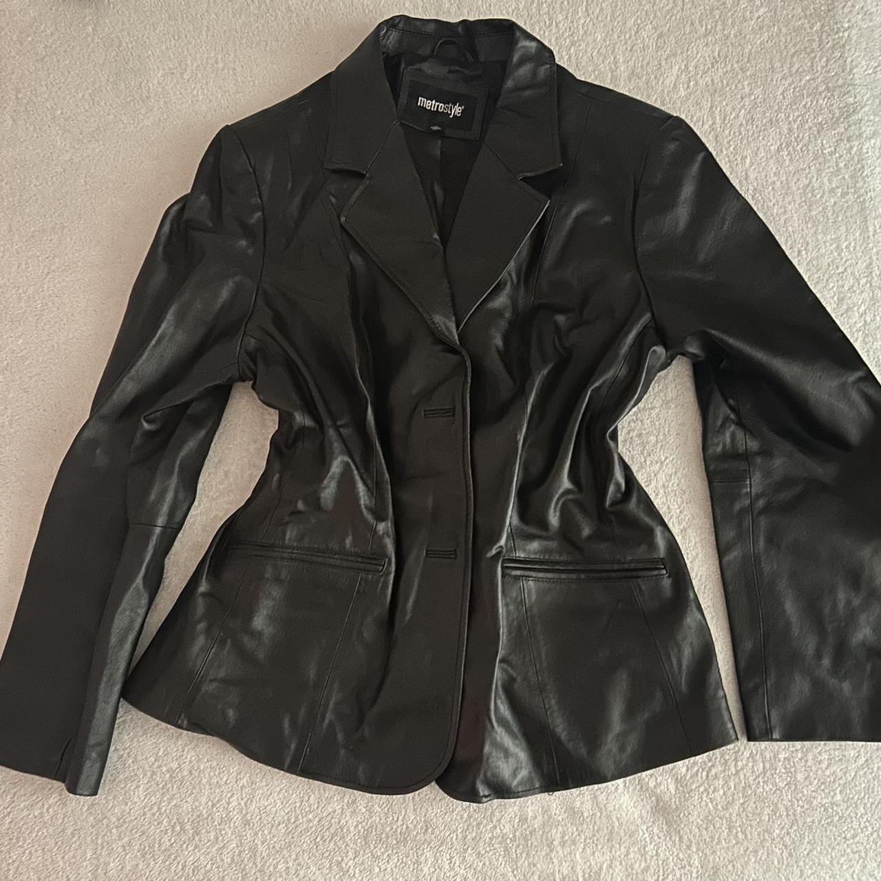 Lorelai Gilmore black leather jacket staple Depop