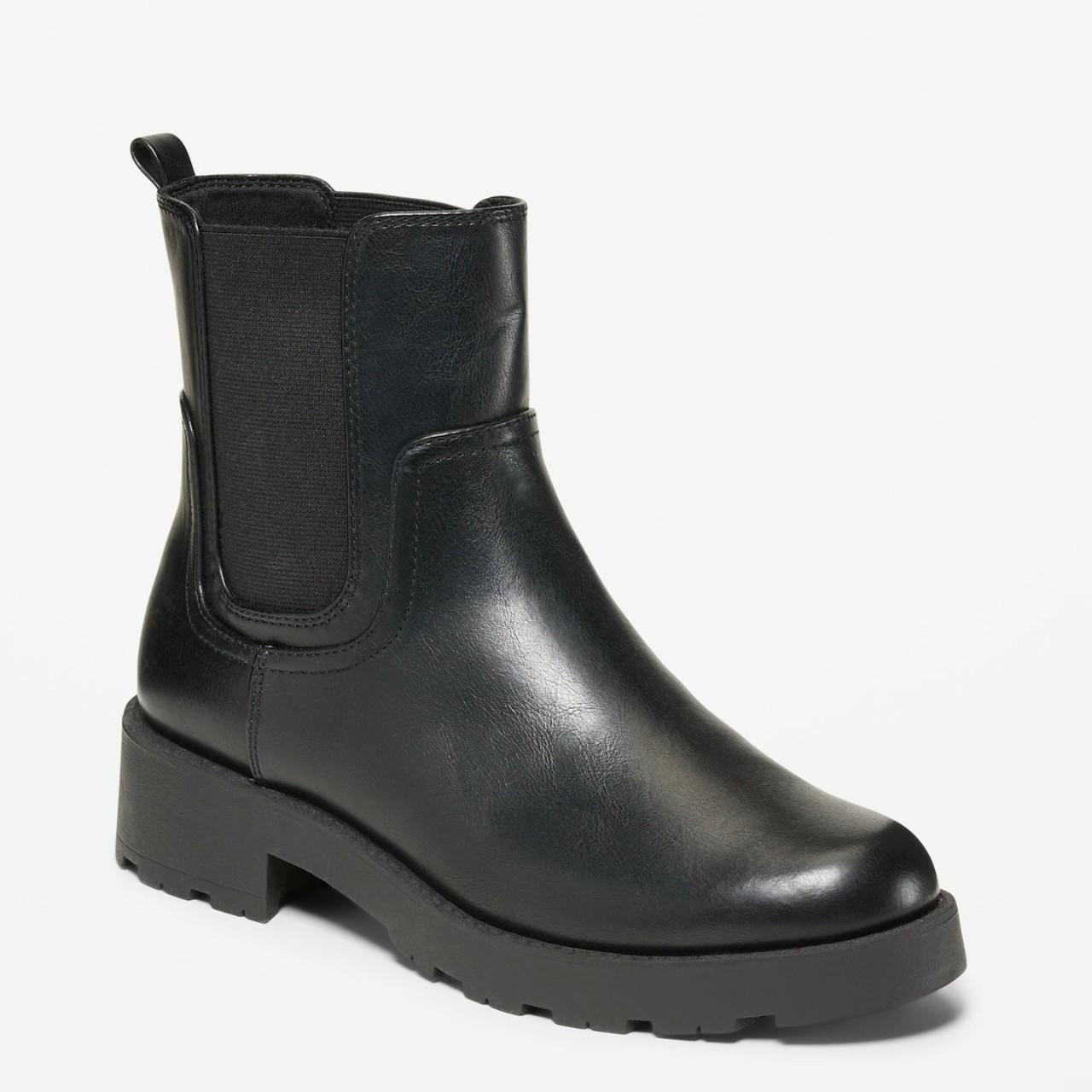 Womens navy outlet chelsea boots