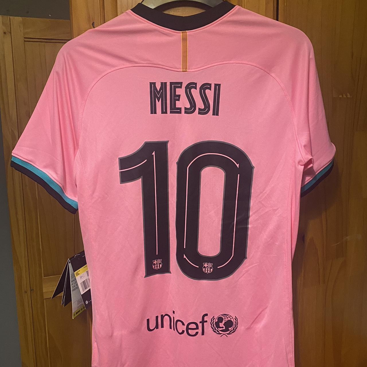 Barcelona Lionel Messi soccer jersey Qatar - Depop