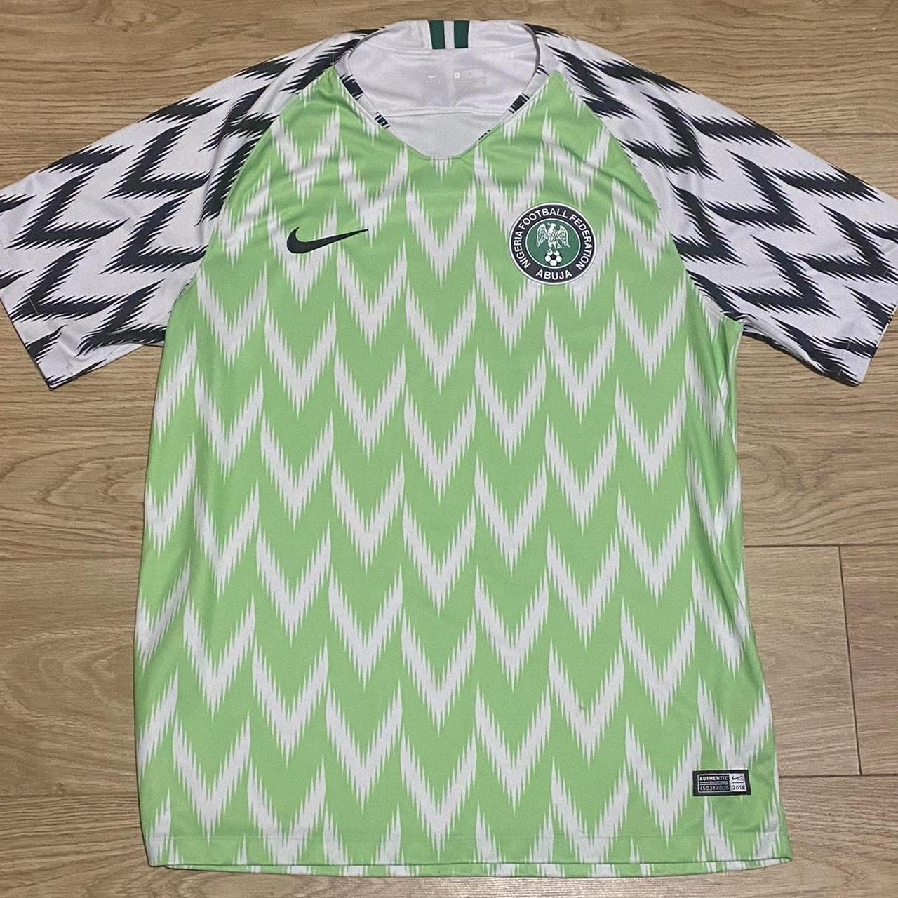 Nigeria 2018 World Cup home shirt 100% Original and... - Depop