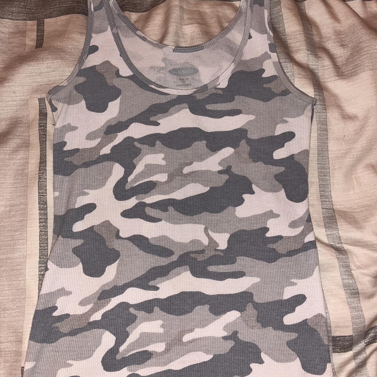 oldnavy camo cami resized at the straps still fits. Depop