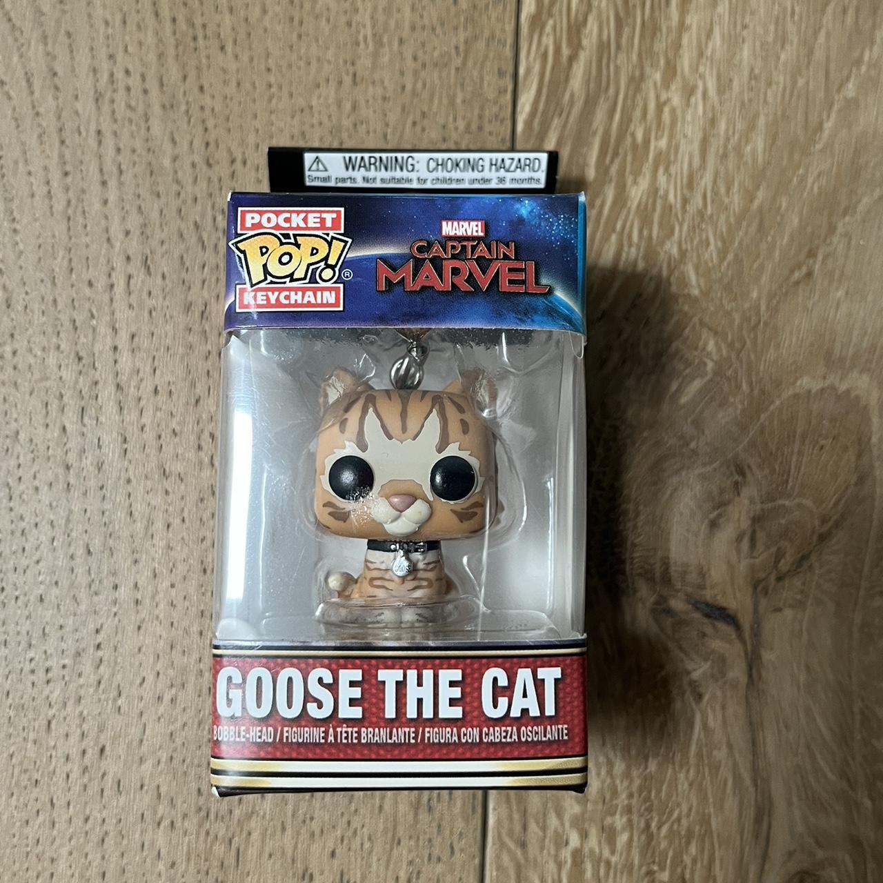 Captain Marvel Funko Goose The Cat Pop Keychain Captain Marvel Cat